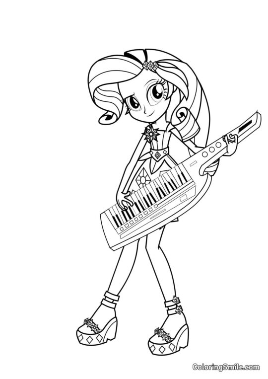 Раріті з Еквестрії - Розмальовка