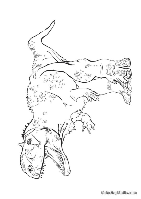 Раджазавр - Розмальовка