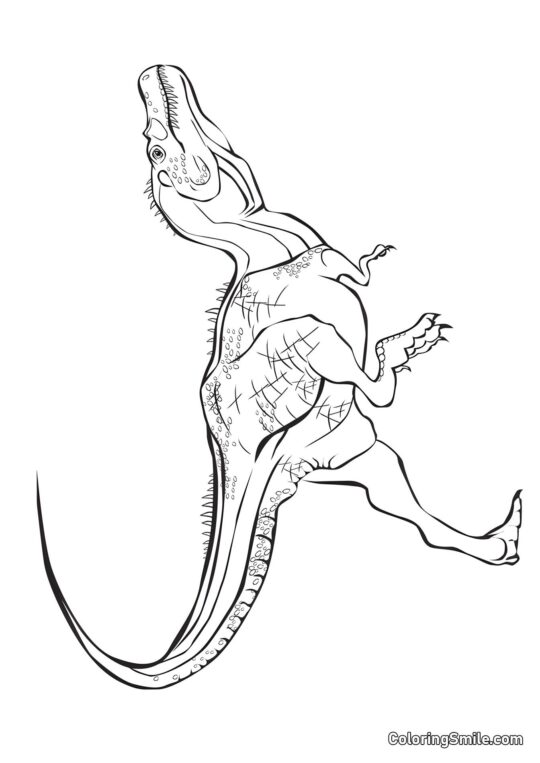 Тиранозавр - Розмальовка