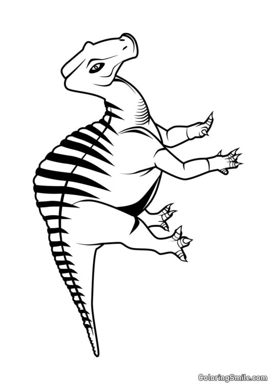 Оураносаурус - Розмальовка