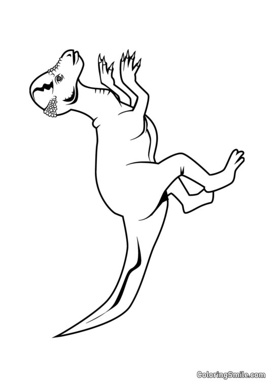 Пахіцефалозавр - Розмальовка