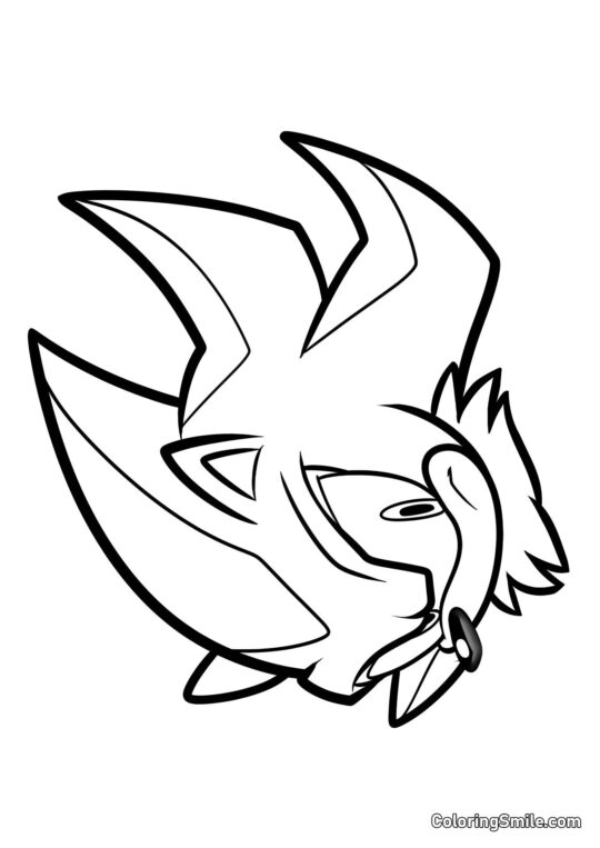 Їжак Тінь - Розмальовка