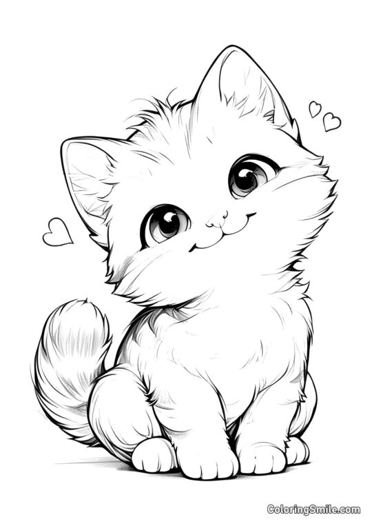 Наймиліша кішка Наймиліша кішка - Розмальовка