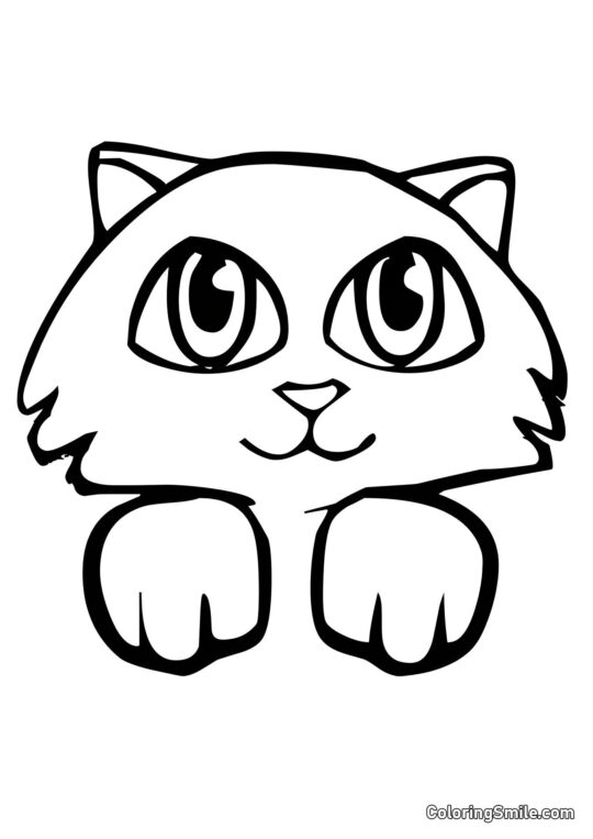 Миленьке кошеня Миленьке кошеня - Розмальовка