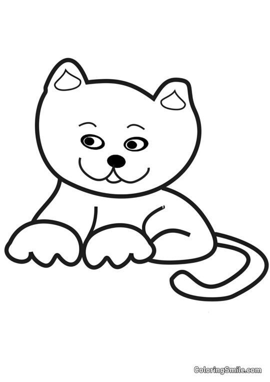 Лукава кішка Лукава кішка - Розмальовка