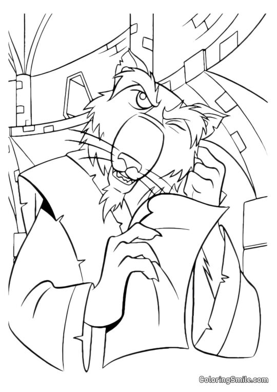 Сплінтер у думках - Розмальовка