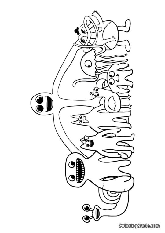 Команда дитячого садка Банбан - Розмальовка