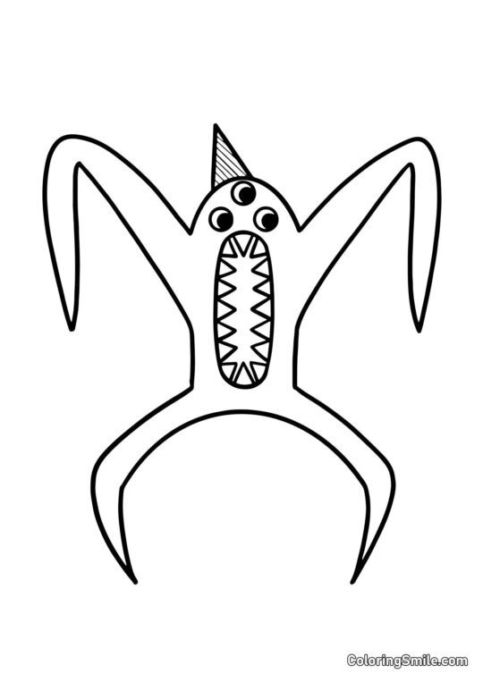 Набнаб з дитячого садка Банбан - Розмальовка