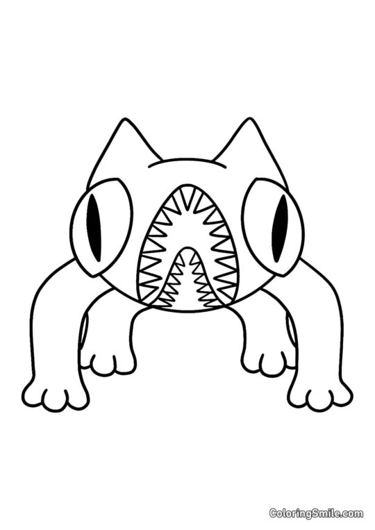 Лазкат з дитячого садка Банбан - Розмальовка