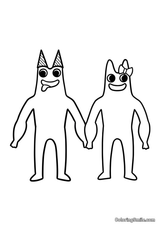 Банбан і Банбаліна - Розмальовка