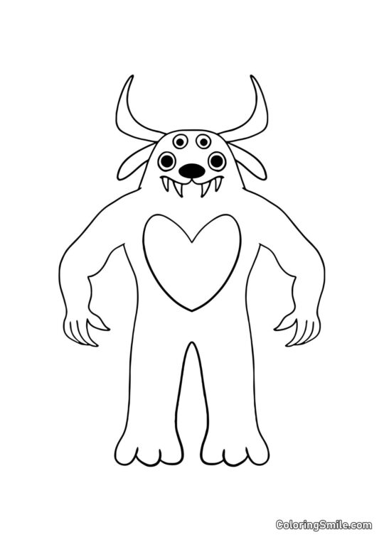 Доктор Пухнасті Штани з дитячого садка Банбан - Розмальовка