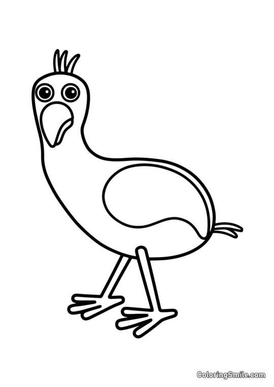 Агресивна Опіла з дитячого садка Банбан - Розмальовка