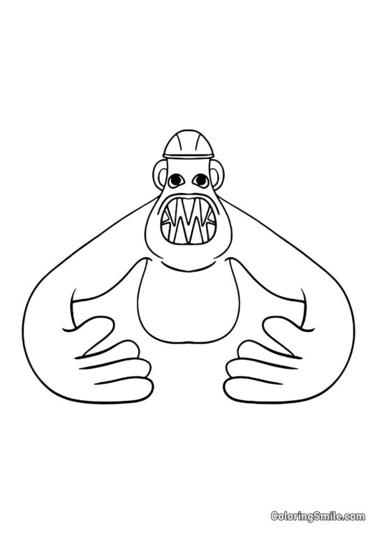 Хенкі Джейк з дитячого садка Банбан - Розмальовка