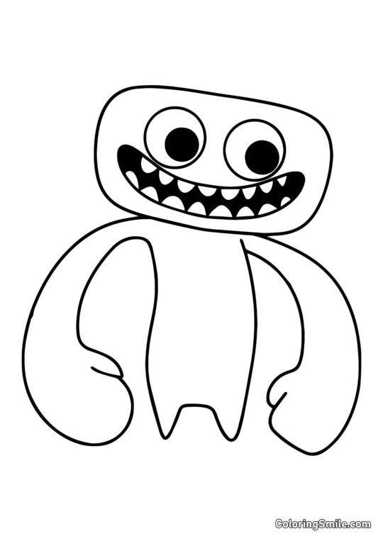 Усміхнений Джамбо Джош - Розмальовка