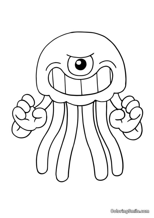 Стінгер Флінн з дитячого садка Банбан - Розмальовка