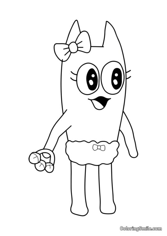 Малюк Банбаліна - Розмальовка