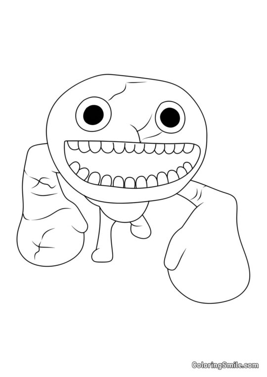 Гігантський монстр Джамбо Джош - Розмальовка