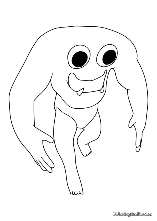 Капітан Віолін з дитячого садка Банбан - Розмальовка