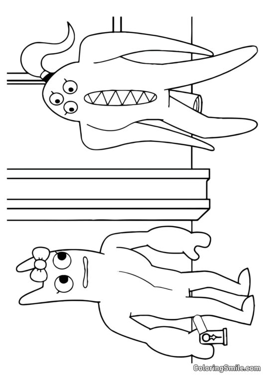 Банбаліна та Набналіна - Розмальовка