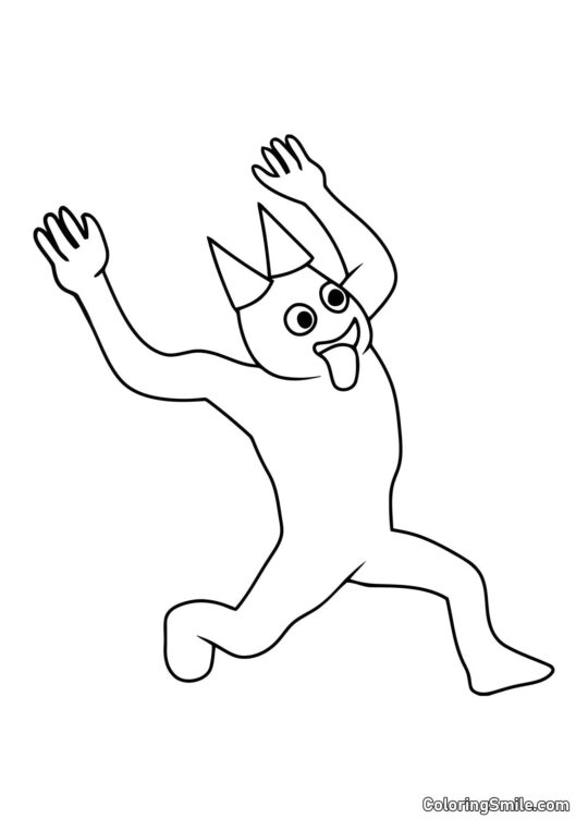 Банбан біжить - Розмальовка