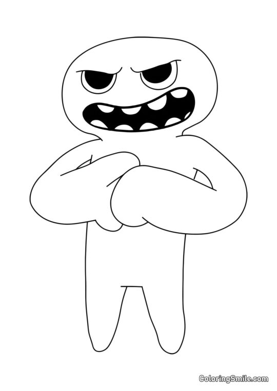 Злий Джамбо Джош - Розмальовка