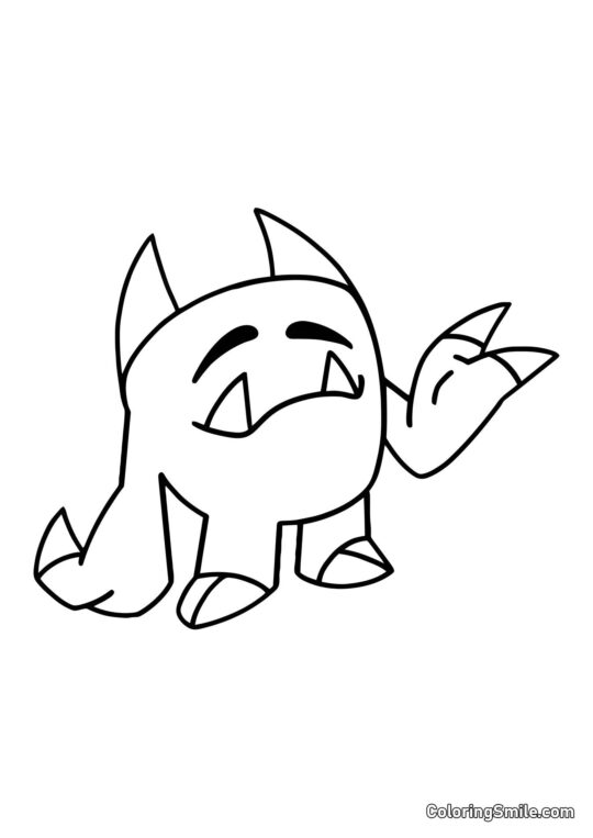 Милий Капітан Фіддлз - Розмальовка