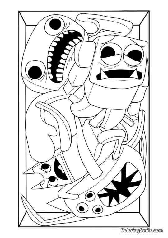 Дитячий садок Банбан 2 в коробці - Розмальовка