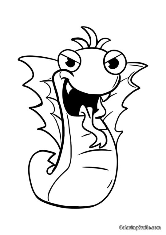 Тихий Стів з дитячого садка Банбан - Розмальовка