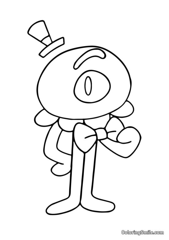 Стінгер Флінн у костюмі - Розмальовка