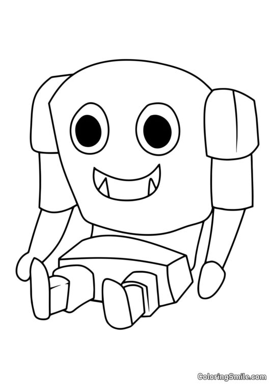 Іграшковий Капітан Фіддлз - Розмальовка