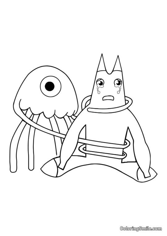 Стінгер Флінн і Банбан - Розмальовка