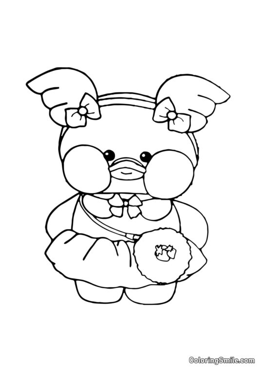 Лалафанфан маленький ангел - Розмальовка