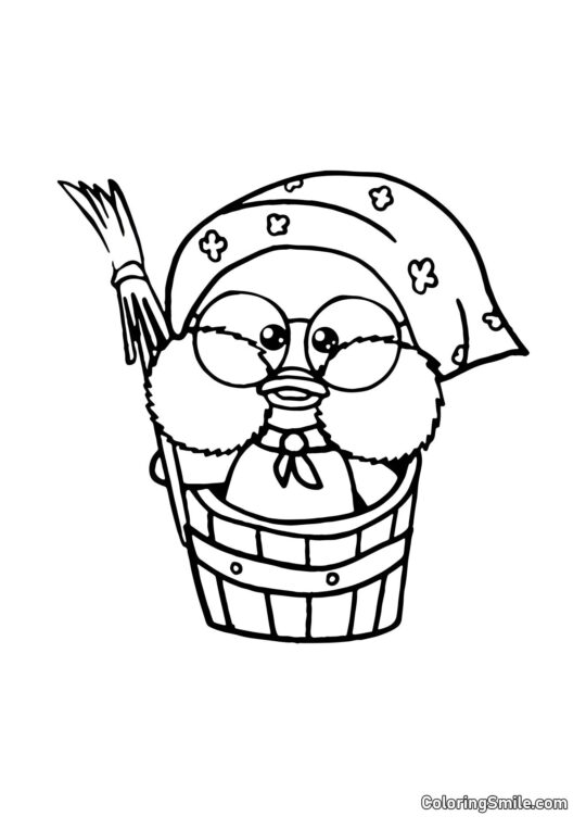 Лалафанфан Баба Яга - Розмальовка