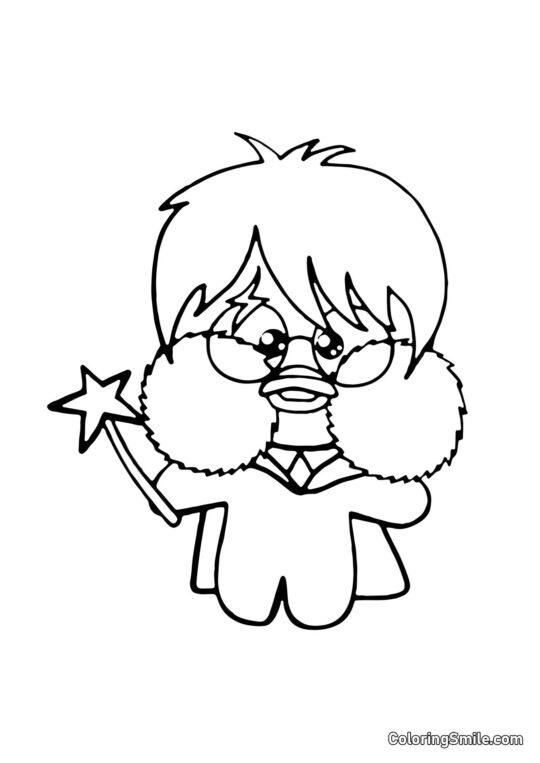 Лалафанфан Гаррі Поттер - Розмальовка