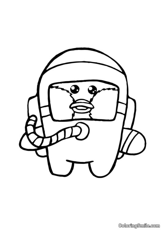 Лалафанфан астронавт - Розмальовка