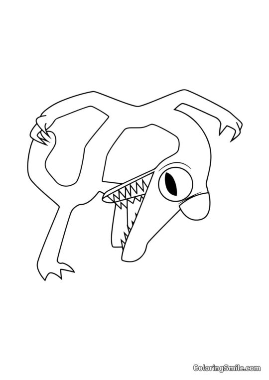 Оранжевий нахилився - Розмальовка