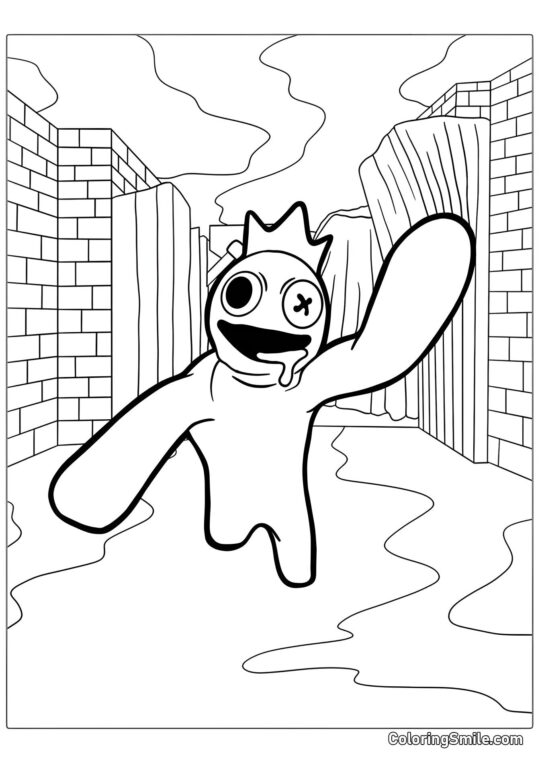 Roblox Друзі Веселки - Розмальовка