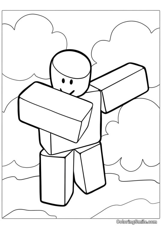 Даббінг Roblox - Розмальовка