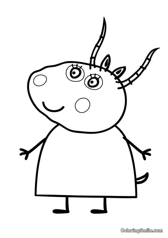 Мадам Газель Мадам Газель - Розмальовка