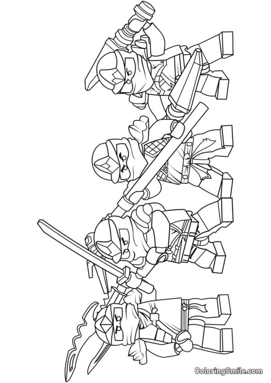 Ніндзяго - Розмальовка