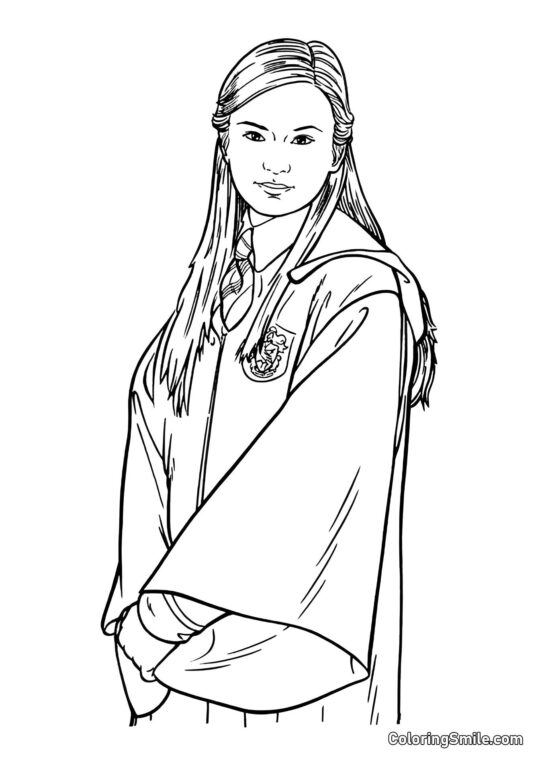 Чо Чан – перше кохання Гаррі Поттера - Розмальовка