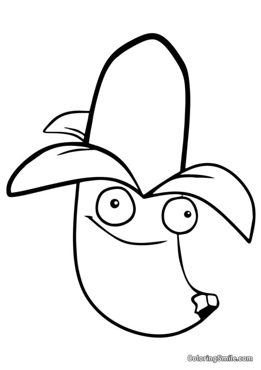 Банановий лаунчер з Plants vs. Zombies - Розмальовка