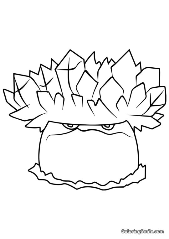 Лід-шум з Plants vs. Zombies - Розмальовка