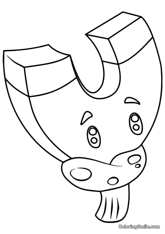 Магнітний гриб з Plants vs. Zombies - Розмальовка