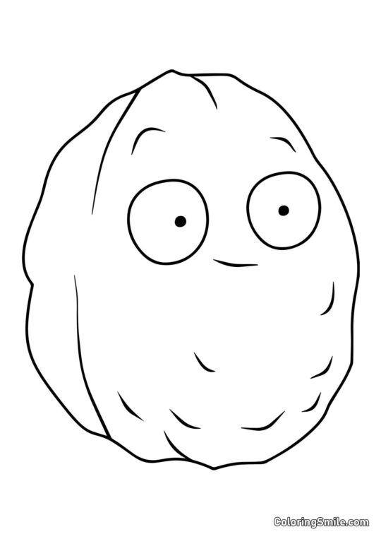 Горіхова стіна з Plants vs. Zombies - Розмальовка