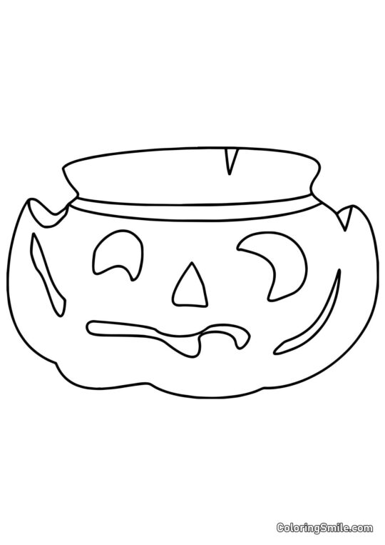 Гарбуз з Plants vs. Zombies - Розмальовка