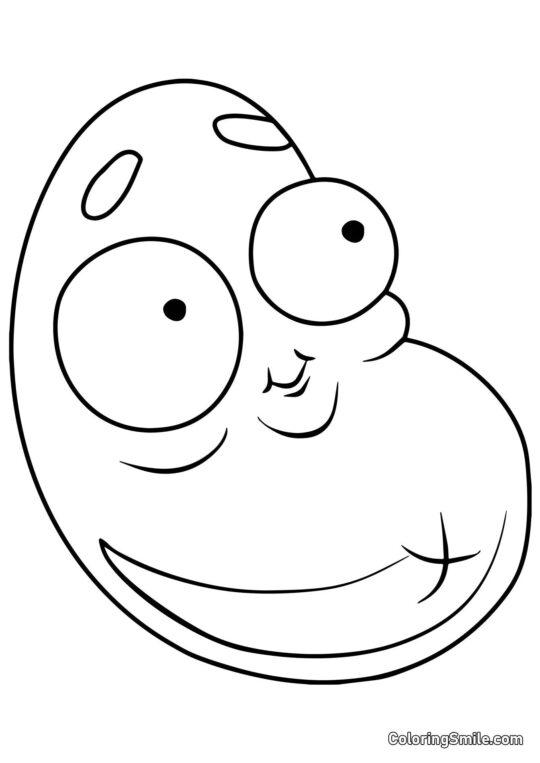 Кавовий біб з Plants vs. Zombies - Розмальовка