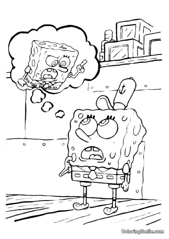 Сквідвар у гніві - Розмальовка