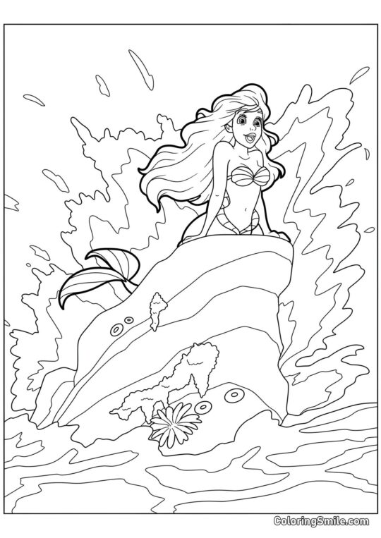 Пісня русалки Пісня русалки - Розмальовка