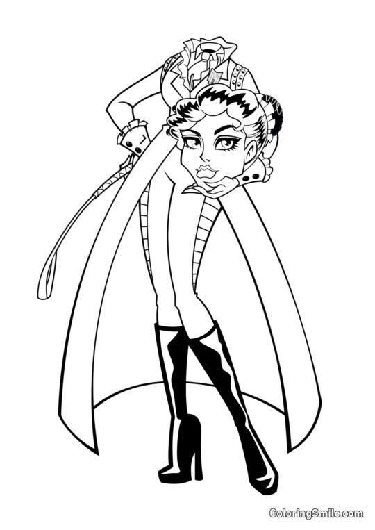 Дочка Безголового Лицаря - Розмальовка